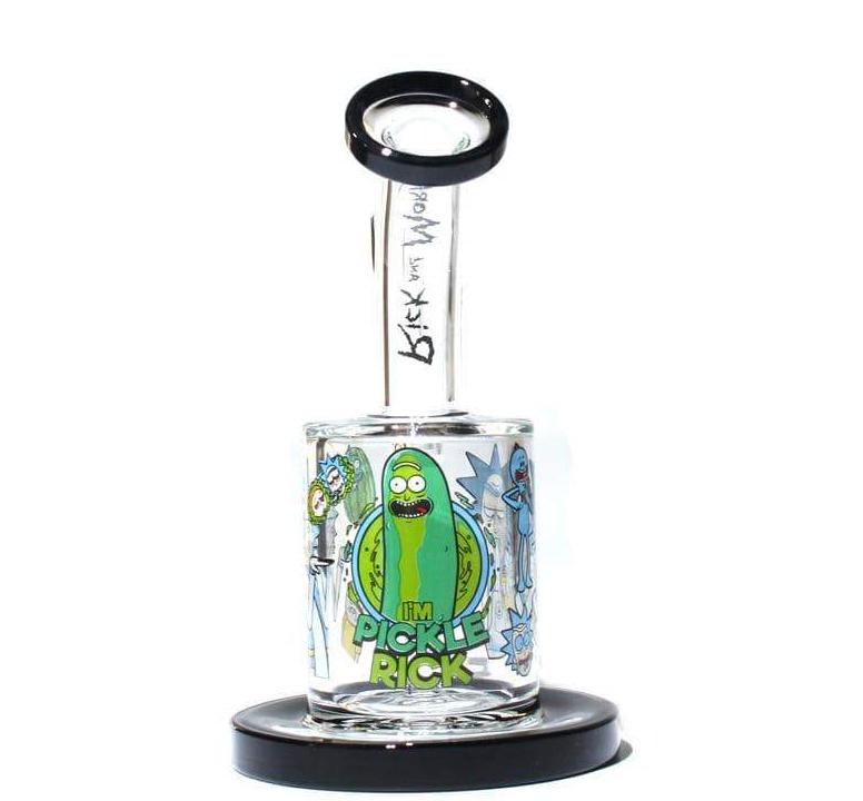 RIG EN VERRE RICK ET MORTY - Accessoires Fumeur 420 | Professionnels de Bangs, Pipe a Eau et CBD