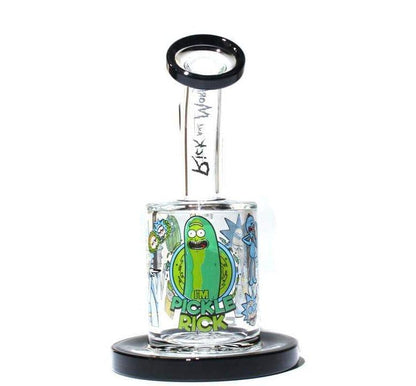 RIG EN VERRE RICK ET MORTY - Accessoires Fumeur 420 | Professionnels de Bangs, Pipe a Eau et CBD