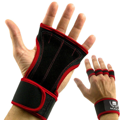 LEATHER PADDED GLOVES-Mava Sports