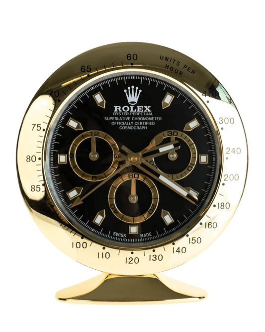 Horloge de Table de Luxe Rolex Daytona - Sophistication et Performance pour Passionnés d'Automobile