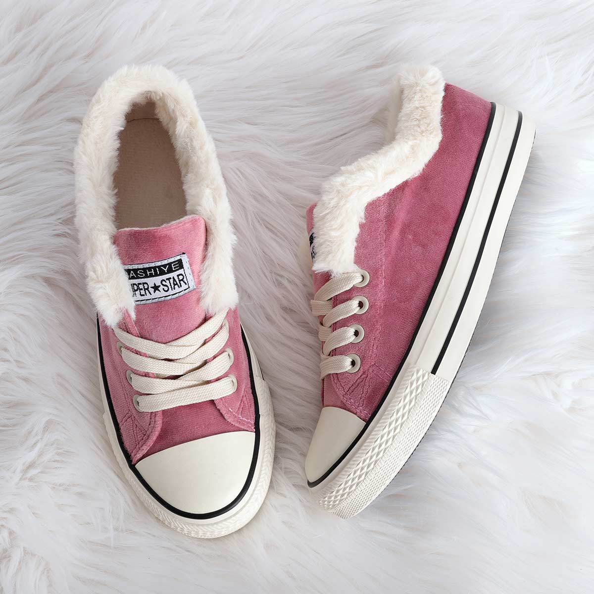 Eloisa™ - Sneakers d'hiver - Chaussure élégante Eloisa, basket, boots, botte, chaussure, chaussures, Sneaker, Sneakers, Sneackers, Sneacker Rose (Bas) 35 