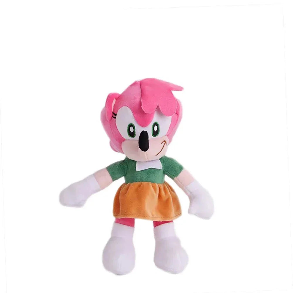 Peluche Amy Rose 40 cm - Compagne de câlins colorée