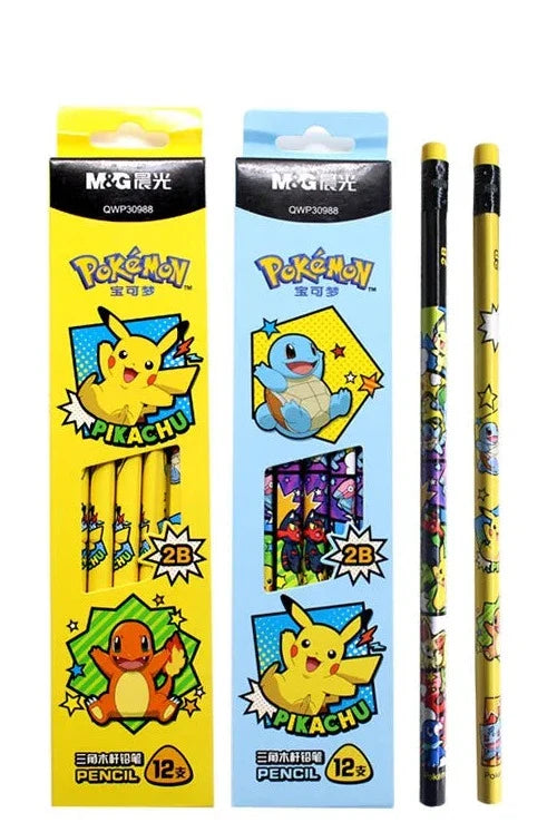 Set de 12 Crayons Pikachu pour Écrire avec Magie