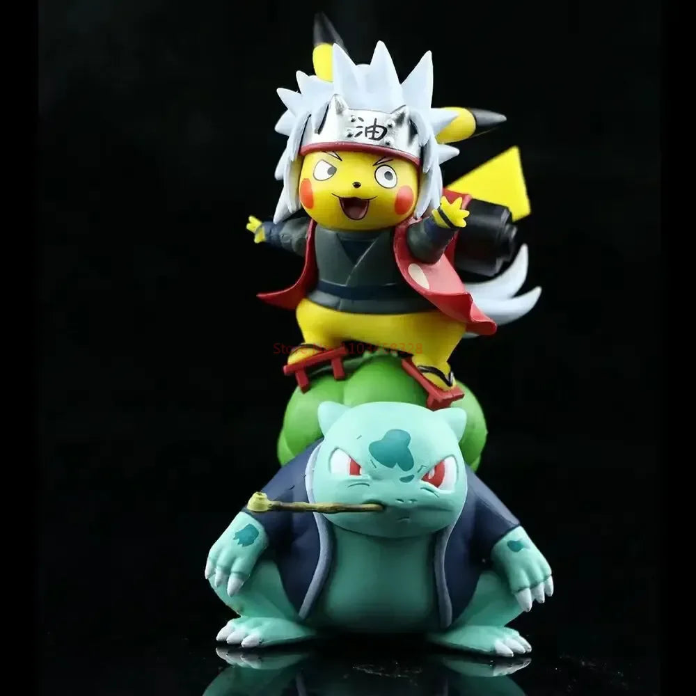 Figurines Pikachu Naruto : Obito, Madara, Kakashi & Sasuke