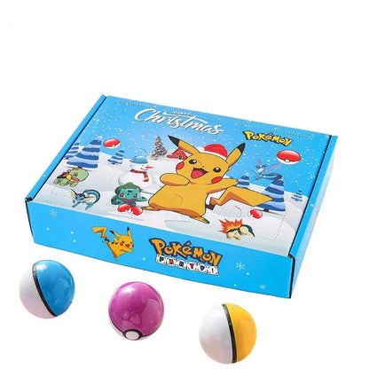 Set de 12 Poké Balls avec Figurines pour Aventures Épiques