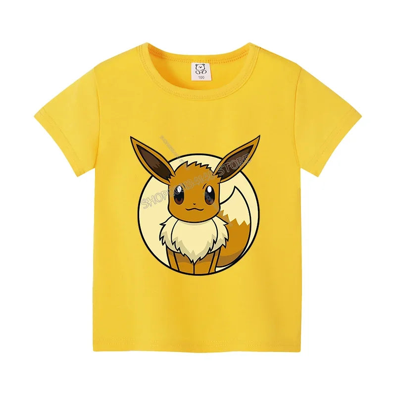 T-shirts d'été Pokémon Pikachu pour enfants - Couleurs et aventures !