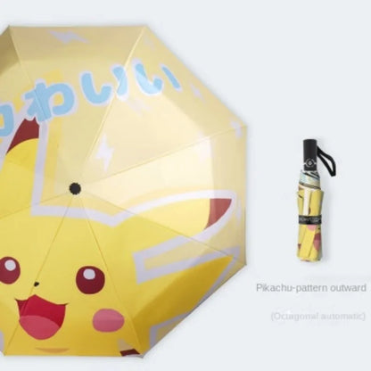 Parapluie Automatique Pokémon - Schiggy, Pikachu ou Bisasam