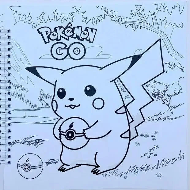 Livre de Coloriage Pokémon : Pikachu et Ses Amis