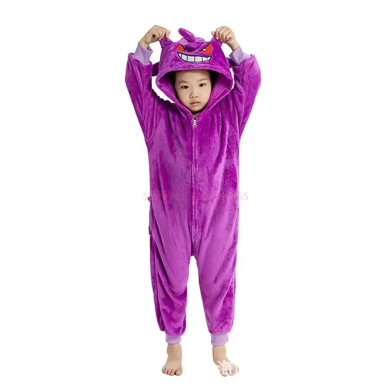 Costume Onesie Pokémon Gengar ou Pummeluff pour Tous Âges