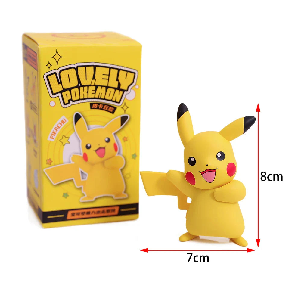 Figurines Kawaii Pokémon - Collection Pikachu, Raichu, Mimigwe, Togedemaru et Pichu