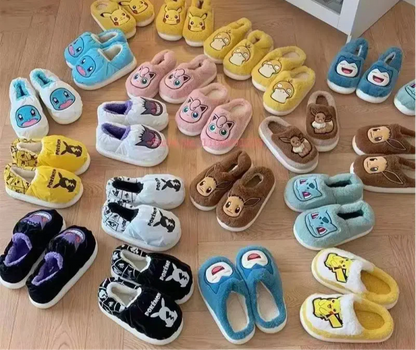 Chaussons Pokémon Évoli, Bisasam et Pikachu pour Enfants