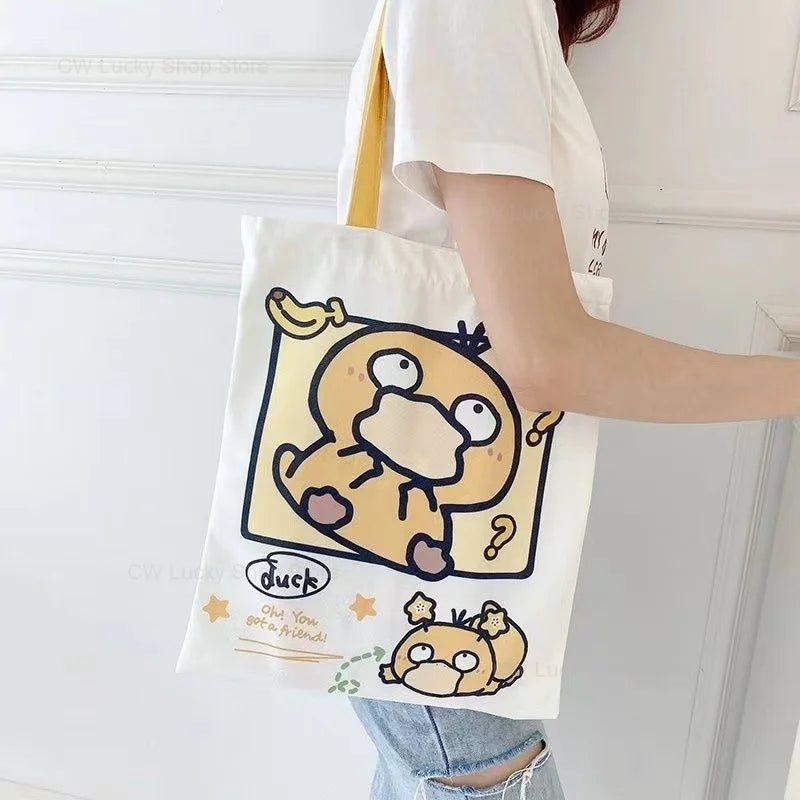 Sac en toile Pokémon : Pikachu, Enton, Schiggy