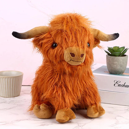 Peluche Vache Highland – Douceur et Confort Rustique