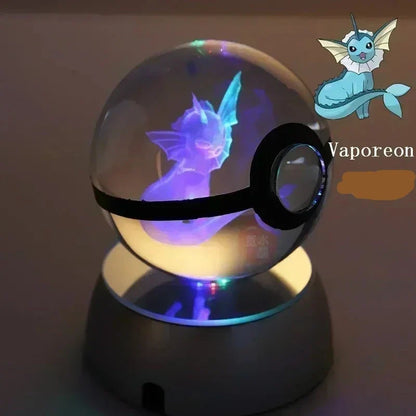 Kristall Pokeball mit 3D Effekt Realxo Mewtu Pikachu uvm. kaufen