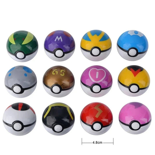 12er Set Pokebälle mit Figuren (zufällige Auswahl) kaufen