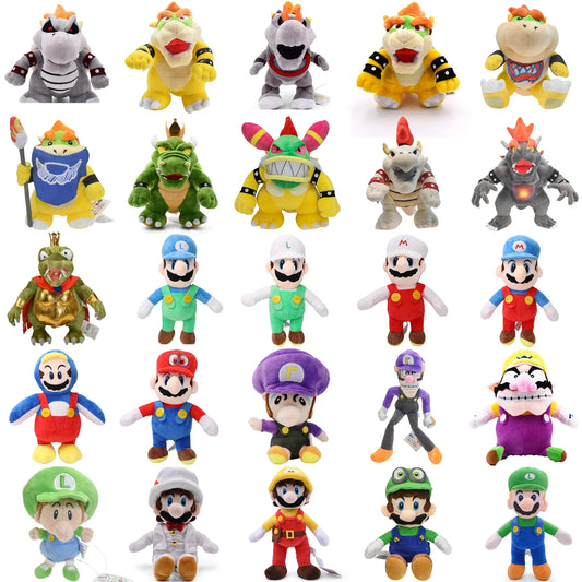 Ensemble de 20 Figurines en Peluche Super Mario - Aventure et Nostalgie