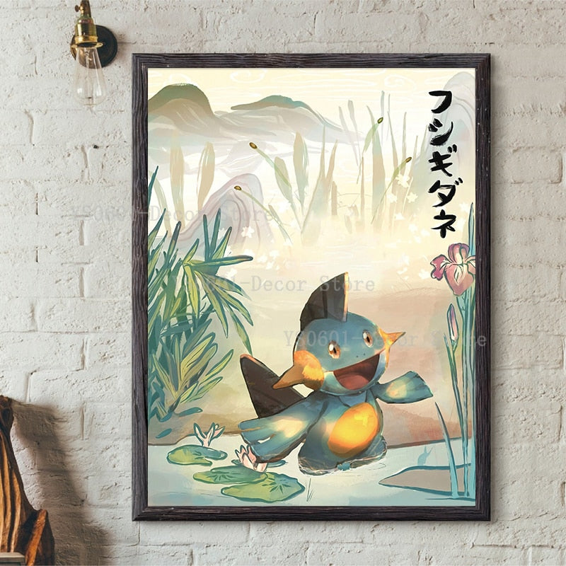 Pokémon Poster Kunstdruck im japanischen Stil kaufen