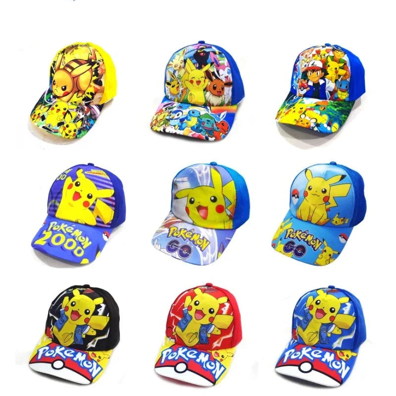 Casquettes Pikachu Colorées pour Enfants - Style et Confort !