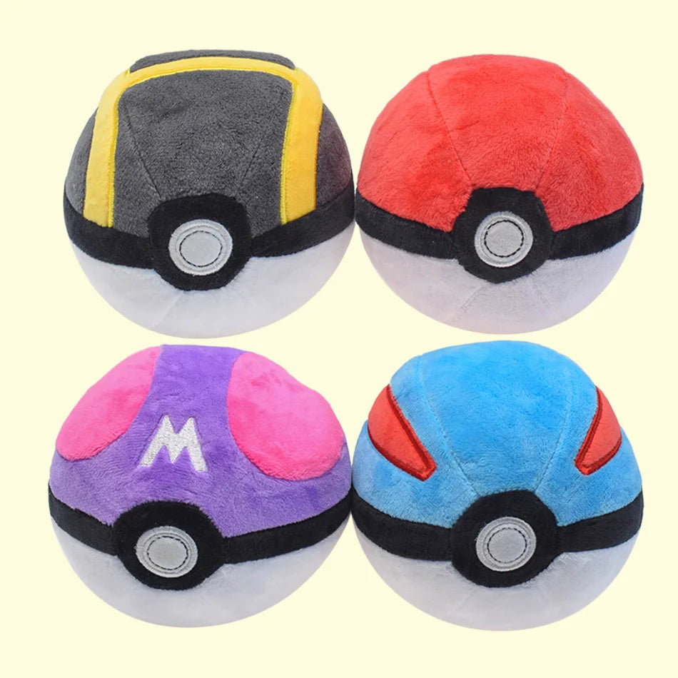 Pokéballs en Peluche 12 cm - Collection Magique