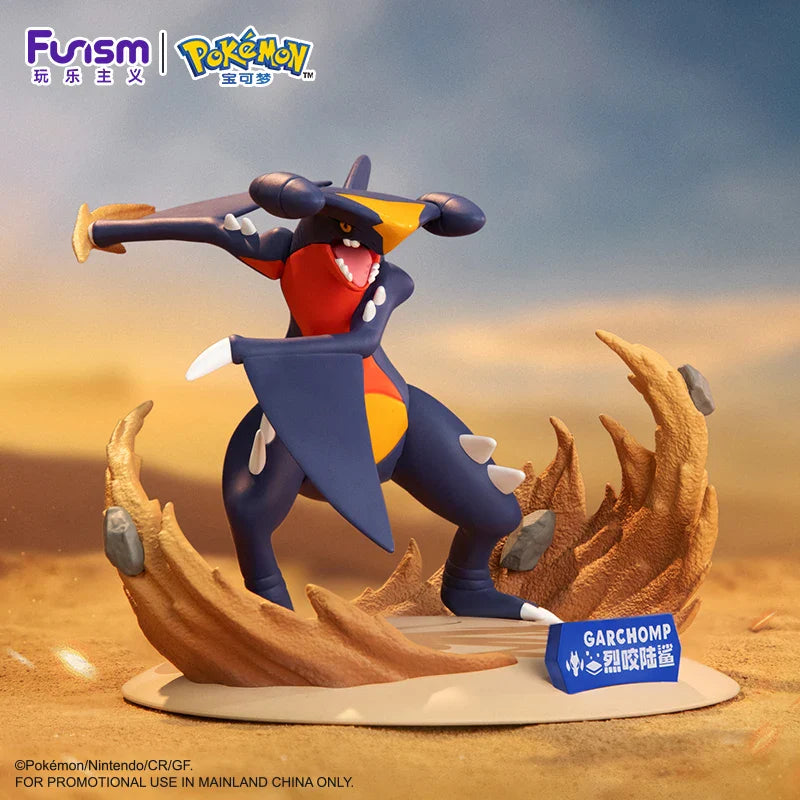 Figurine Garchomp Knakrack - Pokémon Dragon (10 cm)