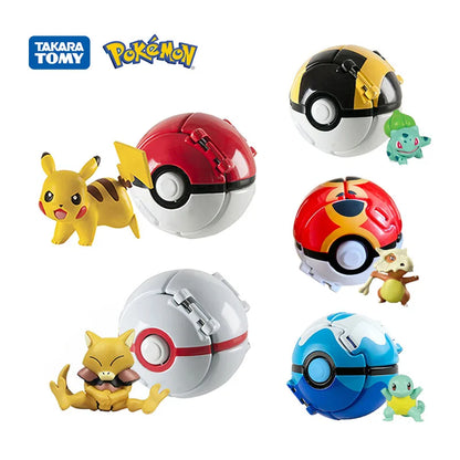 Pokebälle Pop'n Throw avec Figurines Pokémon à Collectionner