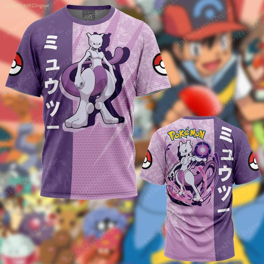 Stylishe Bunte Sommer T-Shirts Trikots mit vielen Pokemon Motiven