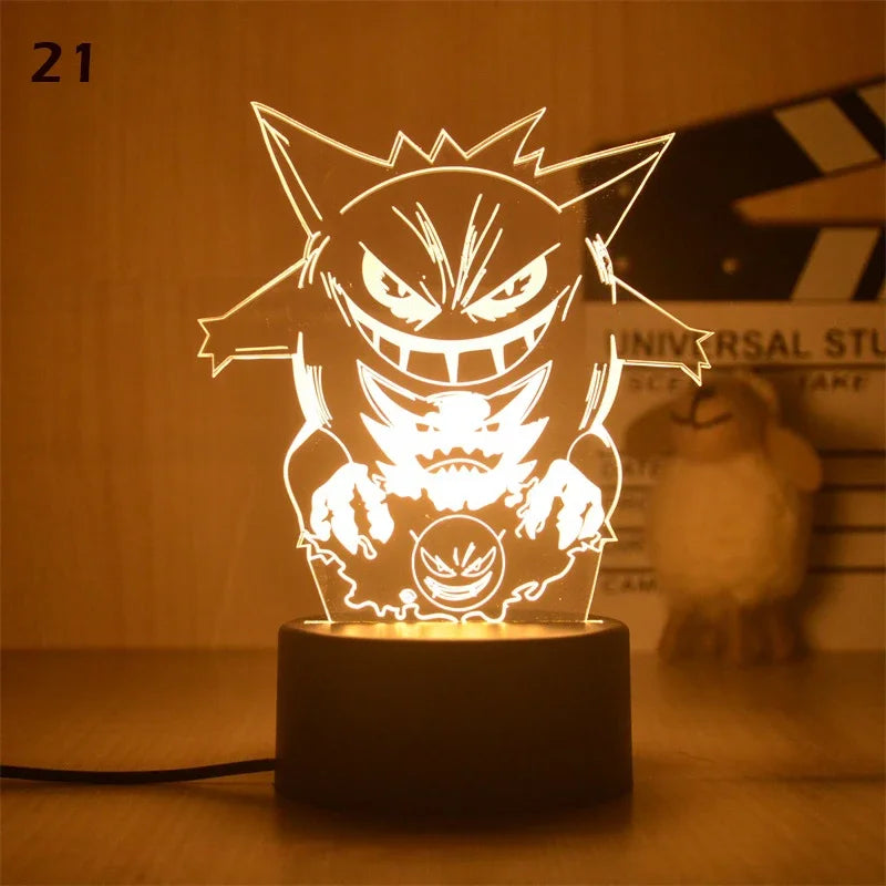 Lampe Décorative Pokémon LED - Ambiance Chaleureuse et Stylée