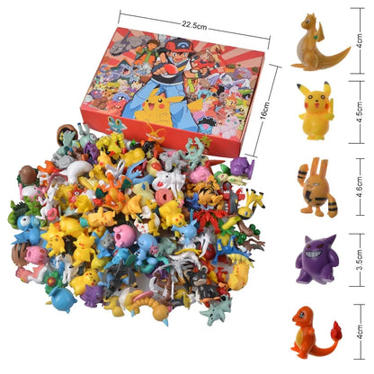 Collection de Figurines Pokémon Grandes en Boîte Cadeau (20-100 pièces)