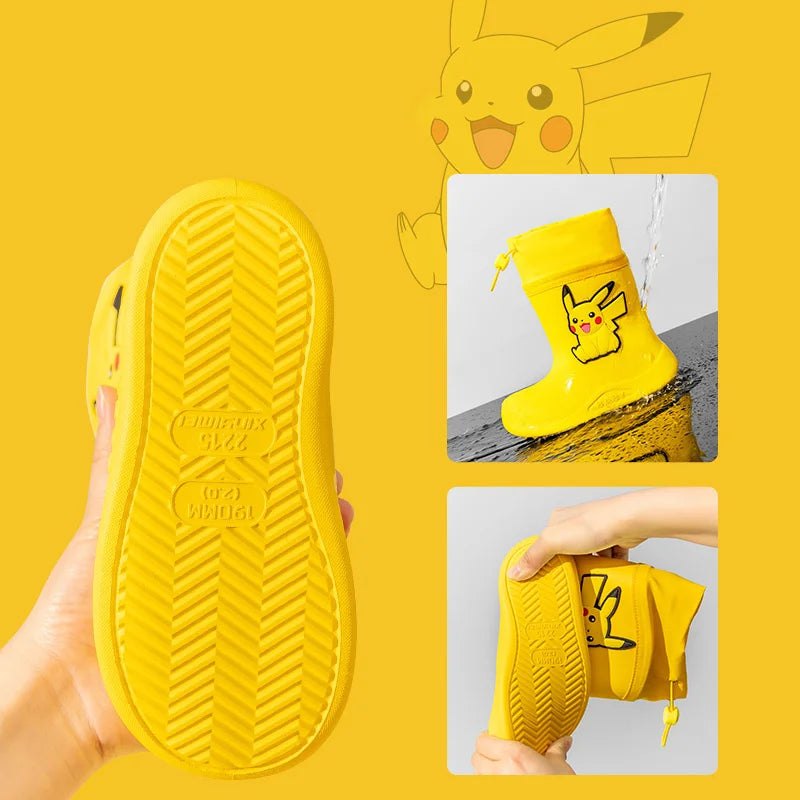 Kinder Gummistiefel mit Pikachu Pokemon Motiven