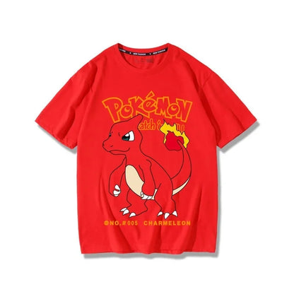 T-shirt d'été Pikachu à manches courtes