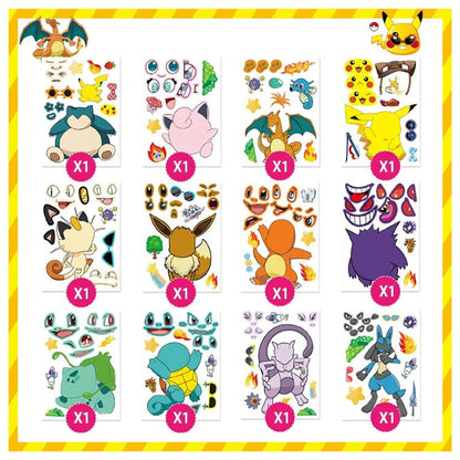 Puzzle Autocollant Pokémon - Créez et Personnalisez Votre Univers Pokémon