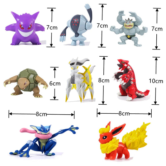 XXL Figuren Set 28 Stk. Große Pokemon Figuren (ca. 5-8cm)