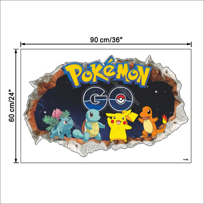 Vinilos decorativos con diferentes motivos de Pokémon