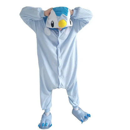 Kigurumi Plinfa Adulte - Costume Cosplay Pokémon Confortable et Détendu