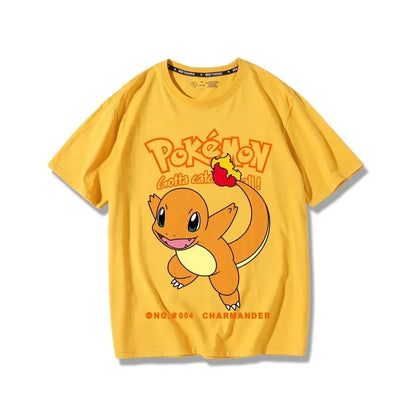 T-shirt d'été Pikachu à manches courtes