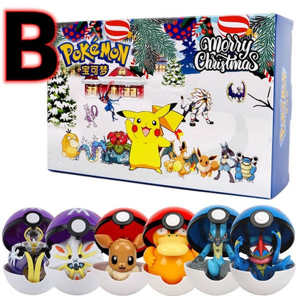 Pokémon 6-teiliges Pokeball Weihnachts Set kaufen