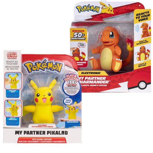 Figurines Parlantes Pikachu et Glumanda - Magie Pokémon chez Vous