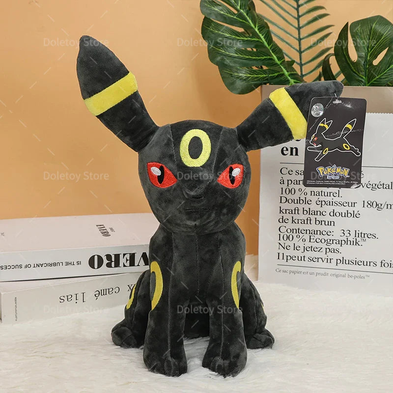 Peluches Pokémon Adorables (Psiana, Folipurba, Feelinara, Nachtara, Glaziola, Evoli)