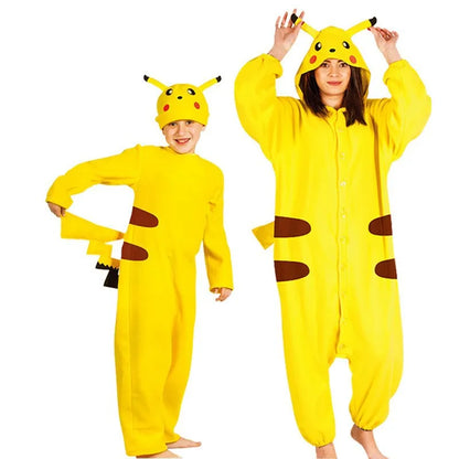 Pyjama Cosplay Pokémon - Pikachu, Schiggy et Glurak