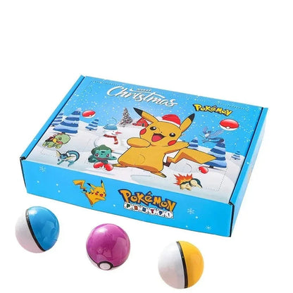 Set de 12 Poké Balls avec Figurines pour Aventures Épiques