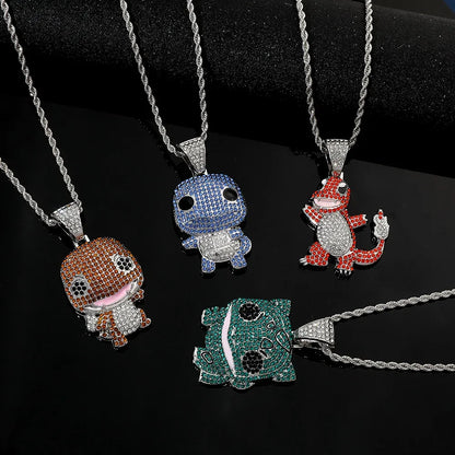 Stylishe Bling bling Pokemon Halsketten - viele Motive