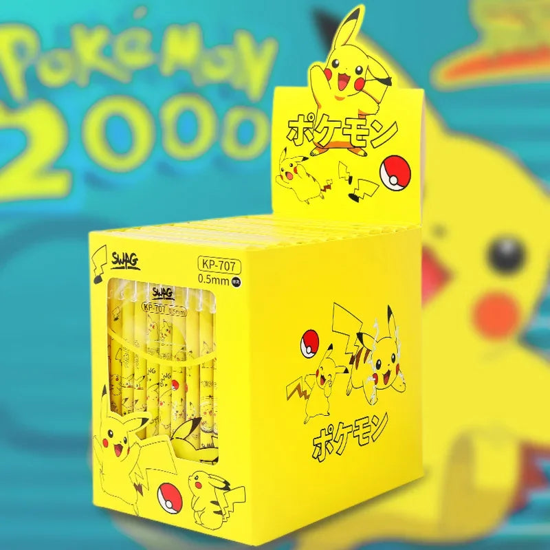 Stylos Pikachu Noir 0,5 mm - Pack de 12