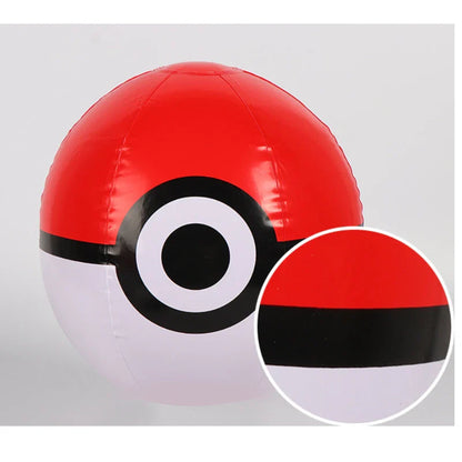 Ballon de Plage Gonflable Pokeball 30-40 cm - Amusement Garanti !