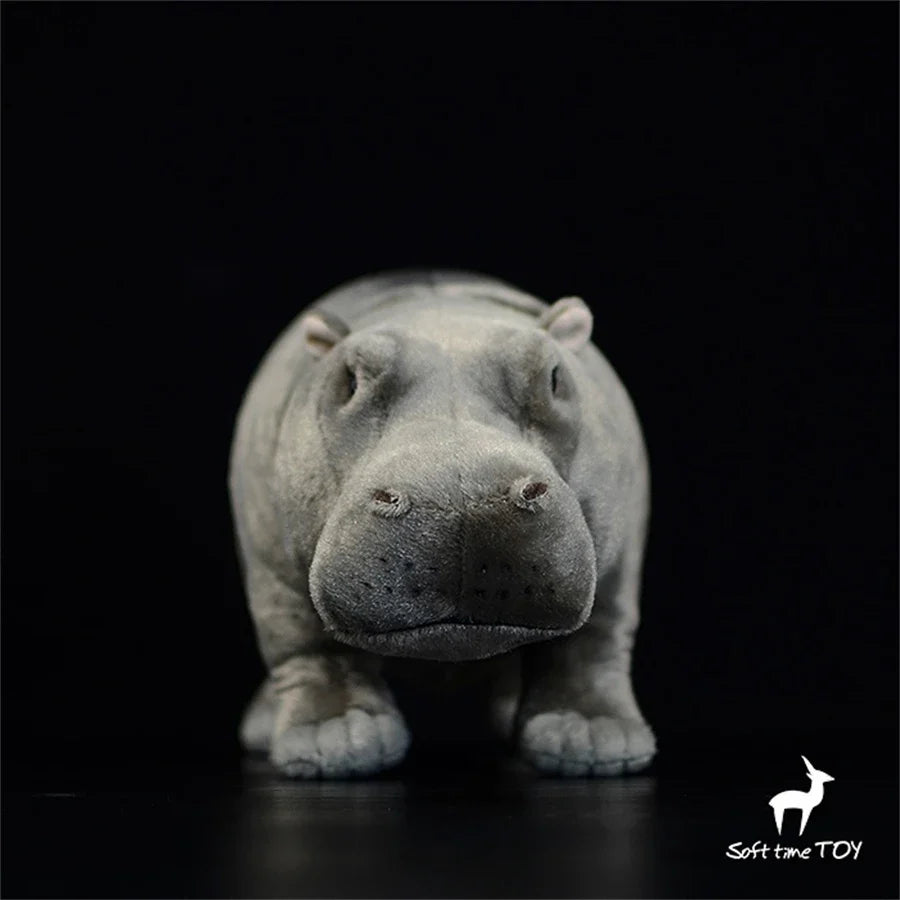 Doudou Hippo Gris - Compagnon Doux et Réconfortant