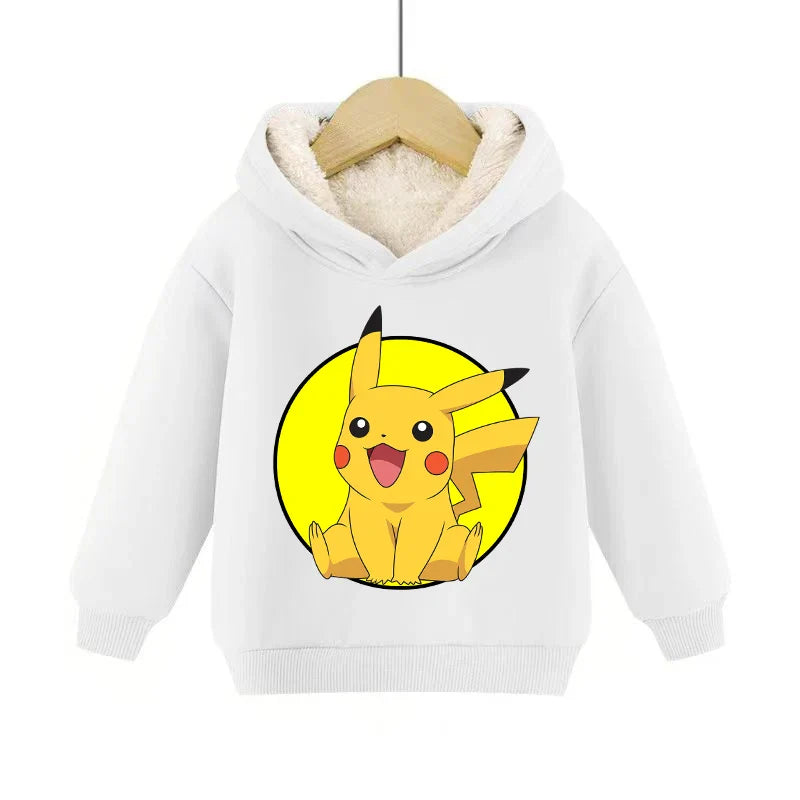 Pullies Hoodies Enfants Pokémon Douillets et Colorés