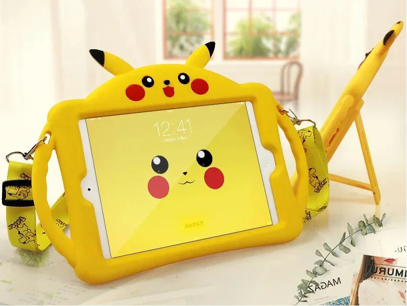 Housse de Protection Pikachu pour iPad Pro 2021 et Mini - Alliant Sécurité et Style