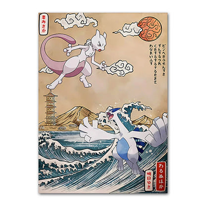 Pokémon Poster Kunstdruck im japanischen Stil - viele Motive kaufen