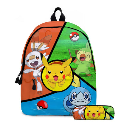 Pikachu Rucksack mit Federmappe im praktischen Set kaufen