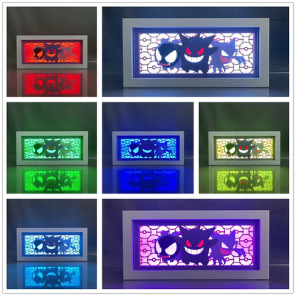 Lampe LED Pokémon : Gengar, Pikachu ou Mewtu