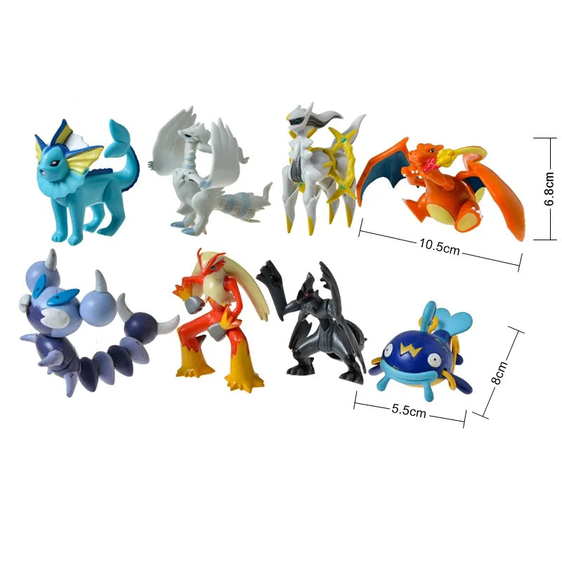 Lot de 20 Grandes Figurines Pokémon Collection 8-10 cm